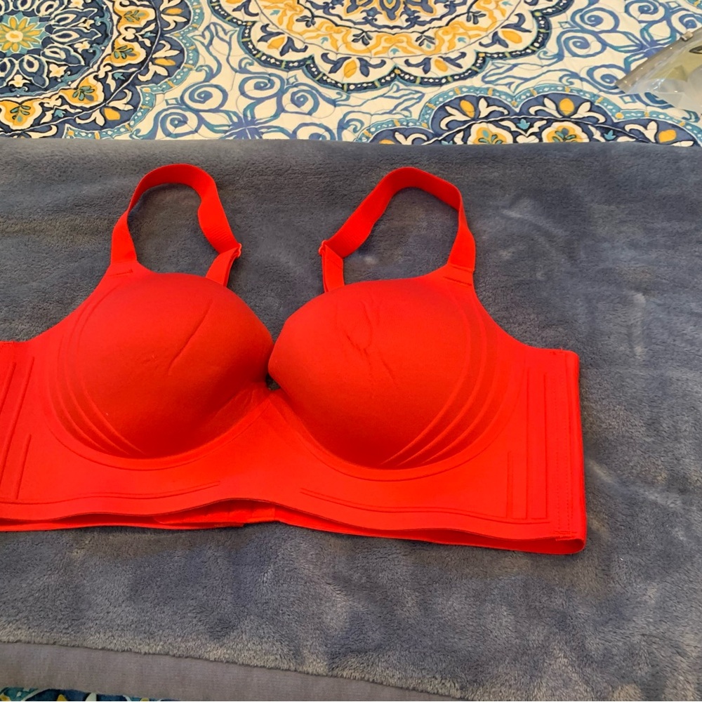 Vibrant Red Women's Bra